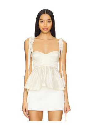 Anna October Florine Top in Ivory. Size L. Also in XS.
