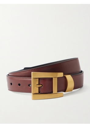 Versace - 3cm Leather Belt - Brown - 70,75,80,85,90