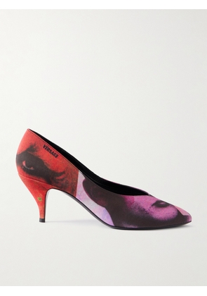 Versace - Tina Silk Faille 65 Pumps - Multi - IT36,IT36.5,IT37,IT37.5,IT38,IT38.5,IT39,IT39.5,IT40,IT40.5,IT41