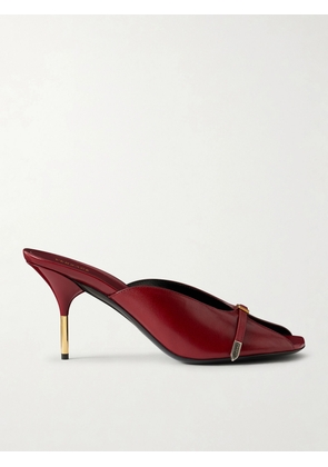 Versace - Nyx 80mm Leather Mules - Red - IT36,IT36.5,IT37,IT37.5,IT38,IT38.5,IT39,IT39.5,IT40,IT40.5,IT41