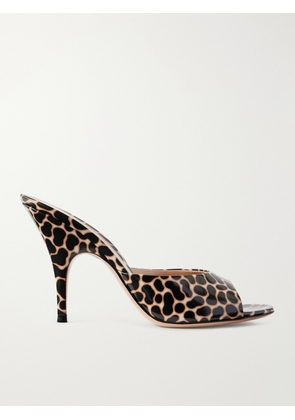 Gianvito Rossi - 95 Leopard-print Leather Mules - Animal print - IT36,IT36.5,IT37,IT37.5,IT38,IT38.5,IT39,IT39.5,IT40,IT40.5,IT41,IT41.5,IT42