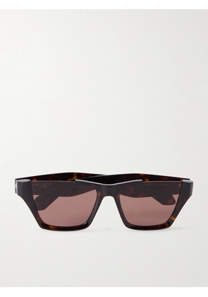 Alaïa - Square-frame Tortoiseshell Acetate Sunglasses - Brown - One size