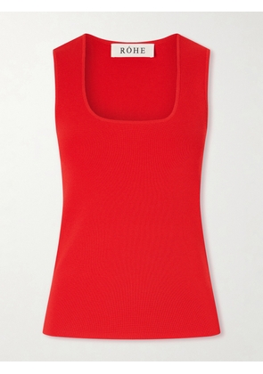 RÓHE - Claire Knitted Tank Top - Red - FR 34,FR 36,FR 38,FR 40,FR 42,FR 44