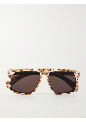 Jacques Marie Mage - Neptune Aviator-style Acetate Sunglasses - Animal print - One size