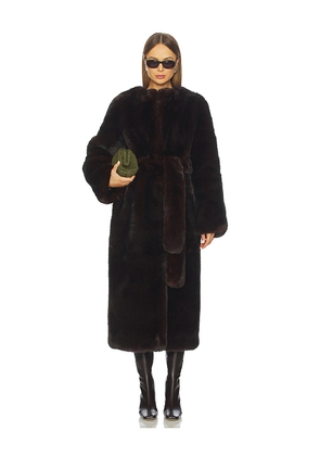 Cult Gaia Martina Coat in Brown. Size XS. Also in S.