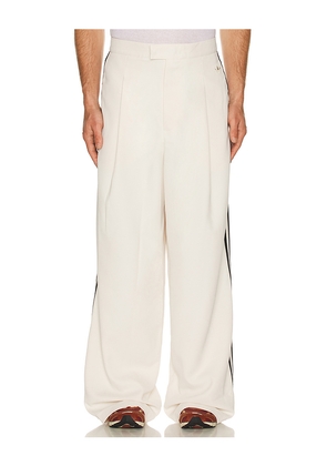 adidas by Wales Bonner Wide Trouser in White. Size M. Also in L, XL/1X.