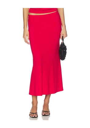 Bella Venice The Jessie Slip Maxi Skirt in Red. Size M. Also in S.