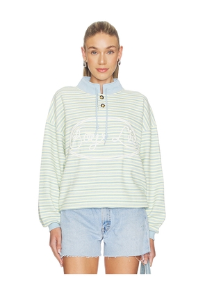 Boys Lie Honor Roll Henley Crewneck Sweatshirt in Yellow,Blue. Size M/L. Also in XL/XXL, XS/S.