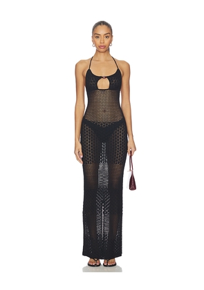I.AM.GIA Marcy Crochet Dress in Black. Size L. Also in S, XXS, XS, M, XL.