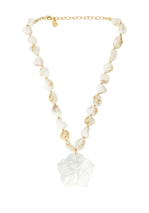 Frasier Sterling X For Love & Lemons Isla Necklace in Ivory.