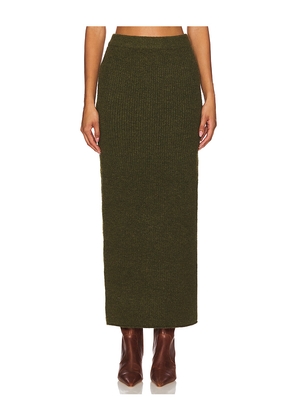 Line & Dot Hart Skirt in Olive. Size S. Also in XS.