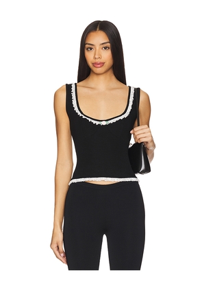 MAJORELLE Candiace Top in Black. Size M. Also in S.