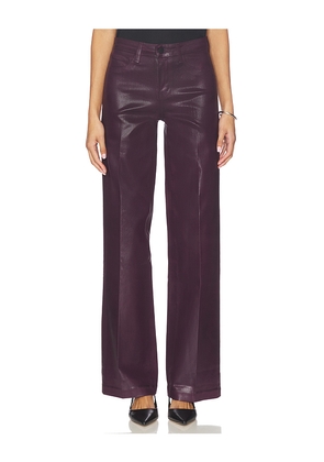 L'AGENCE Scottie High Rise Wide Leg Pant in Purple. Size 27. Also in 28.
