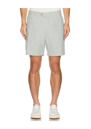 Marine Layer 7 Hemp Resort Short in Baby Blue. Size 30. Also in 32, 33, 34, 36.