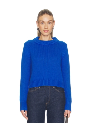 La Ligne Solid Mini Marin Sweater in Royal. Size L. Also in M, S, XS.