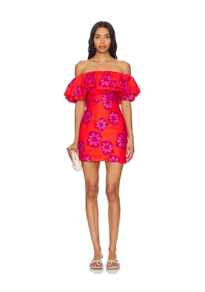 Rhode Vivi Dress in Red. Size 2. Also in 0.
