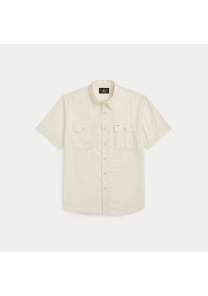 Selvedge-Detailed Woven Workshirt