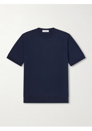 Boglioli - Garment-Dyed Cotton T-Shirt - Men - Blue - S