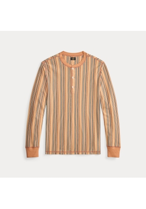 Striped Jacquard Henley Shirt