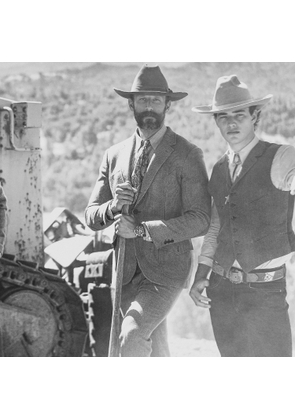 Slim Fit Tweed Western Trousers