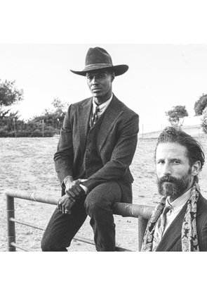 Slim Fit Denim Western Trousers