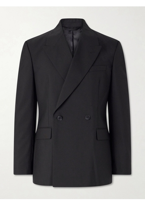 mfpen - Double Breasted Wool Jacket - Men - Black - S