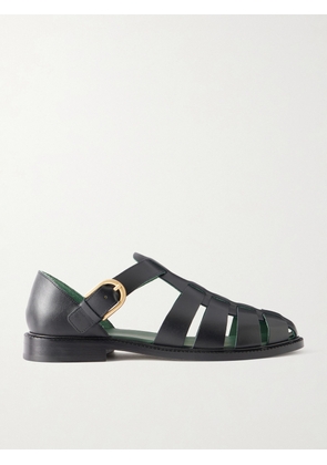 VINNY's - Leather Fisherman Sandals - Men - Black - EU 39