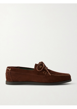 VINNY's - Boatman Suede Boat Shoes - Men - Brown - EU 40