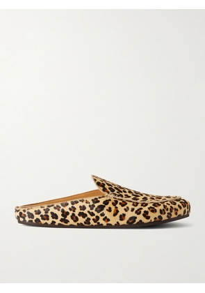 VINNY's - Donnie Leopard-Print Pony Hair Loafers - Men - Animal print - EU 41