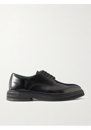 VINNY's - Officer Polished-Leather Derby Shoes - Men - Black - EU 40