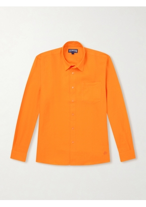 Vilebrequin - Caroubis Linen Shirt - Men - Orange - S