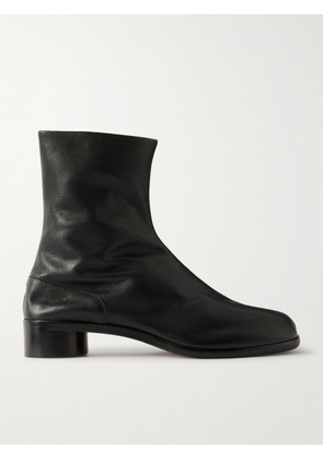 Maison Margiela - Tabi Split-Toe Textured-Leather Ankle Boots - Men - Black - EU 40