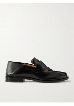 Maison Margiela - Tabi Babouche Split-Toe Leather Loafers - Men - Black - EU 40