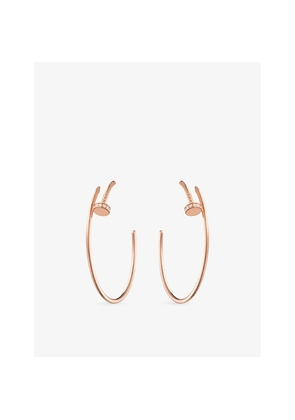 Cartier Juste Un Clou 18ct Rose-Gold and Diamond Earrings