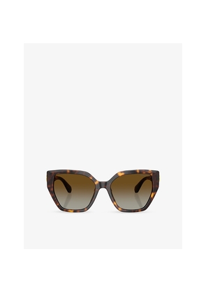 Womens Swarovski Sk6044U Polarised Irregular-Frame Acetate Sunglasses