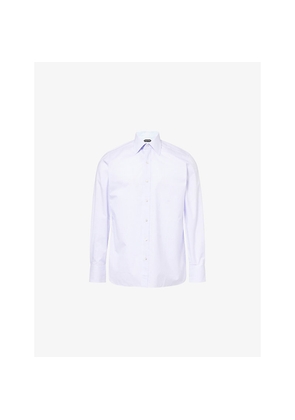 Mens Tom Ford Checked Slim-Fit Cotton Shirt