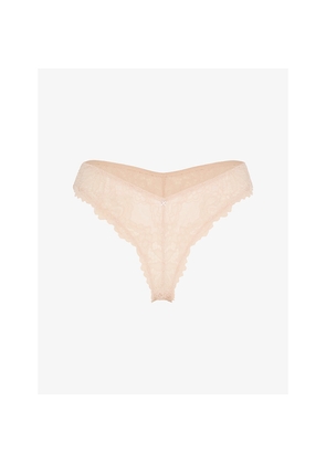 Womens Savage X Fenty Romantic Brazilian Corded-Lace Briefs