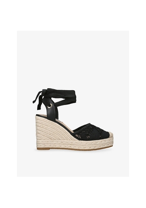 Womens Steve Madden Osborn Woven Wedge Sandals