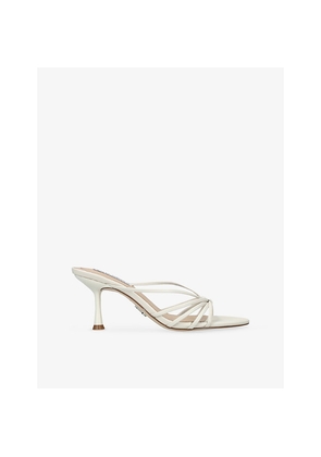 Womens Steve Madden Edna Heeled Leather Sandals