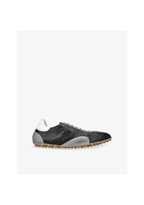 Mens Maison Margiela Sprinters Leather and Suede Trainers