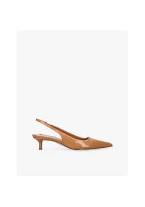 Womens Steve Madden Kittie Faux-Leather Slingbacks