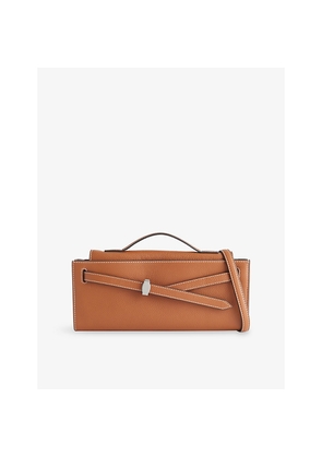 Womens Veronica Beard Dash Leather Clutch Bag