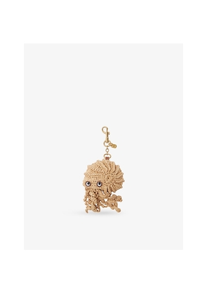 Anya Hindmarch Hermit Crab Raffia Bag Charm