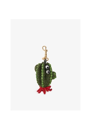 Anya Hindmarch Cactus Raffia Bag Charm