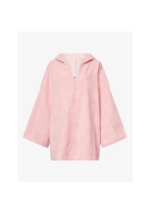 Womens Hunza G Sunny Towelling Cotton Poncho