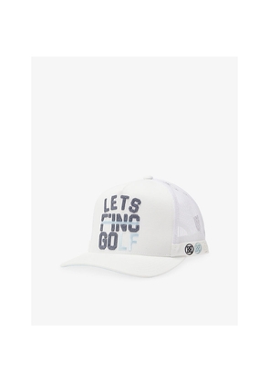 Mens G/Fore Lfg Text-Embroidered Trucker Cap