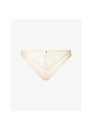 Womens Aubade Icon Calypso Stretch-Woven Tanga Briefs