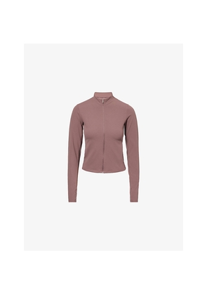 Womens Nike Zenvy Logo-Print Stretch-Woven Jacket