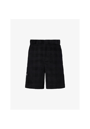 Mens Thames Stayer Checked Cotton-Blend Short