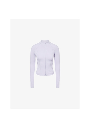 Womens We Are Tala Dayflex Embroiderd-Logo Stretch-Woven Jacket